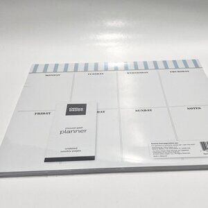 Weekly Desk Calendar Mouse Pad, 9" x 8", Stripes, Undated‎ NEW Plastic Sealed